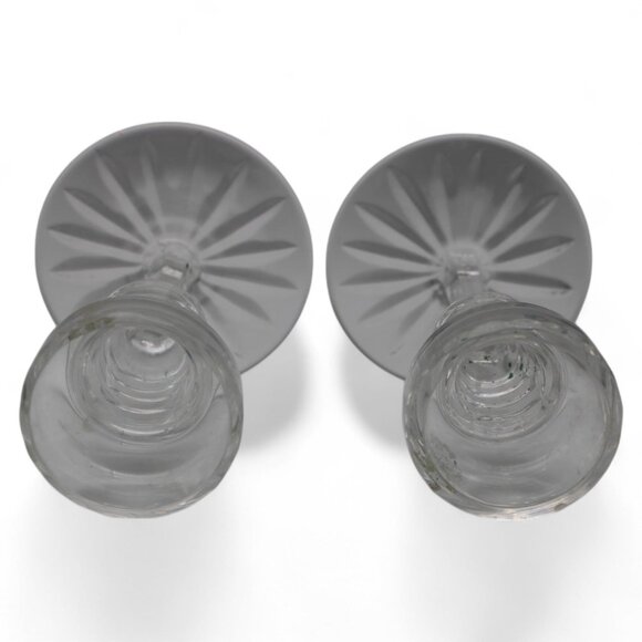 Galway Irish Crystal Candle Holders With Intricate Design - Set Of 2 - Picture 4 of 4